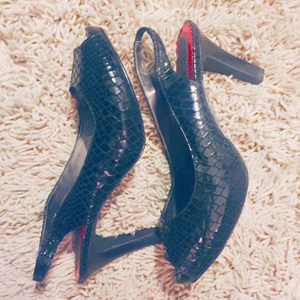 rsvp cushioned by foot pedals sling back platform